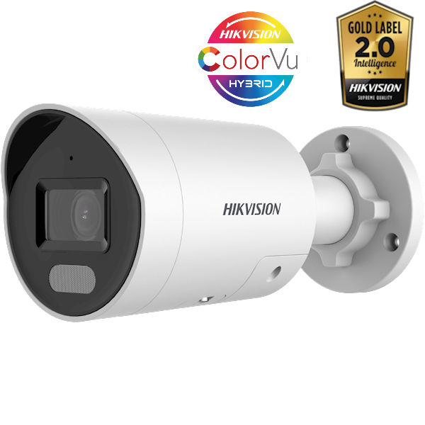 DS-2CD2047G2H-LIU(2.8MM), 4 MP ColorVu Hybrid Fixed Mini Bullet Network Camera