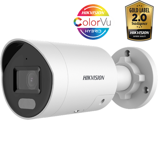 DS-2CD2047G2H-LIU(2.8MM), 4 MP ColorVu Hybrid Fixed Mini Bullet Network Camera