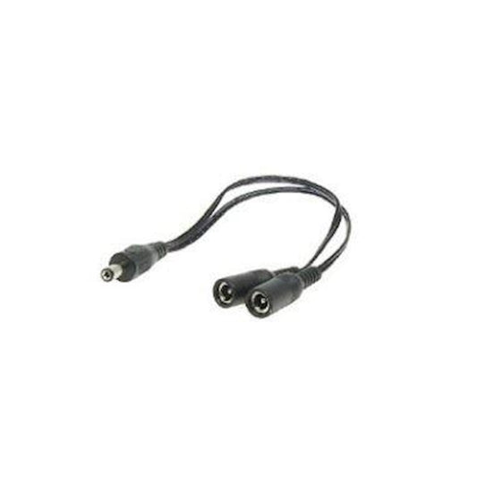 VP-PL02M, DC male to dual dc female cable, 40 cm