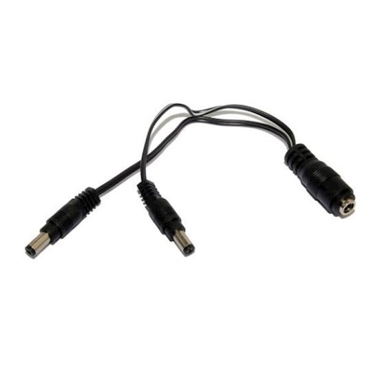 VP-PL02F, DC female to dual DC Male cable, 40 cm