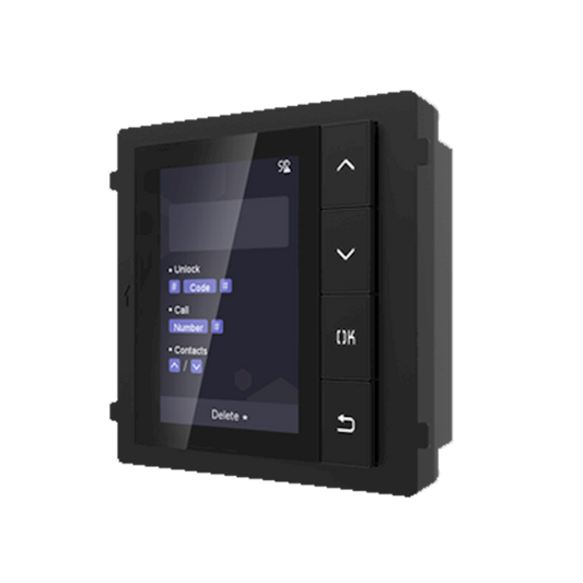 DS-KD-DIS, Module Intercom, 3.5 inch LCD Display