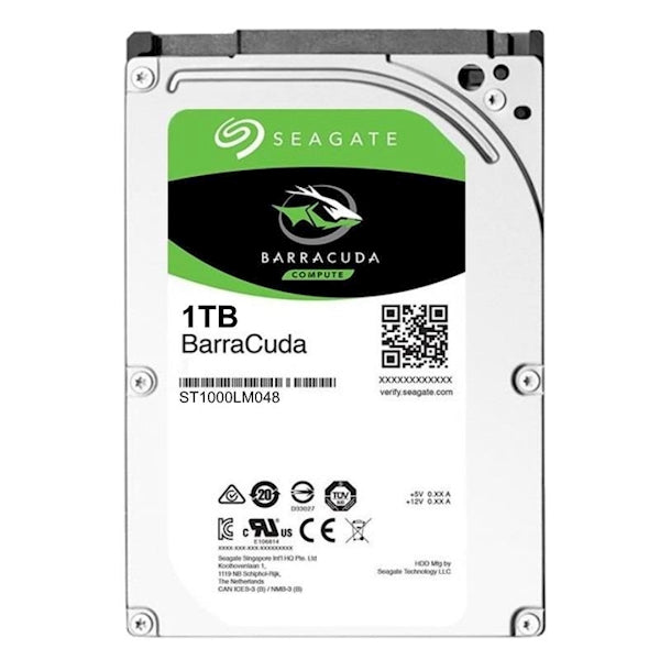 SEAGATE 1TB 2.5'' HDD, Seagate 1TB Seagate Barracuda 2.5” HDD