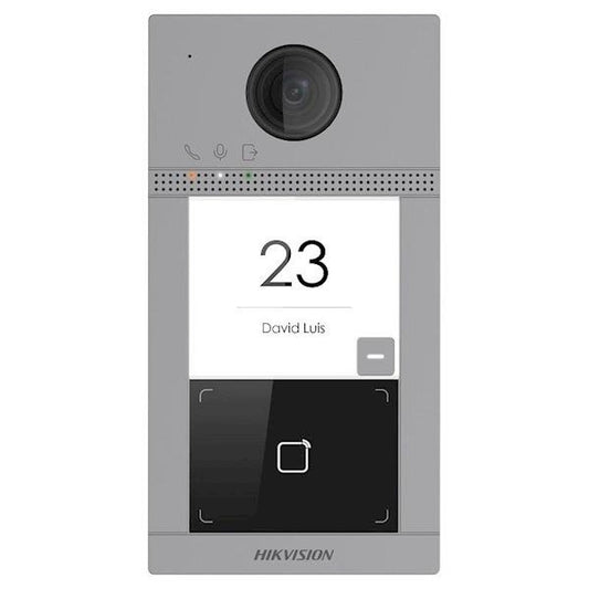 DS-KV8113-WME1/FLUSH (C), Villa Door Station, 1 Bell Push, Built-in