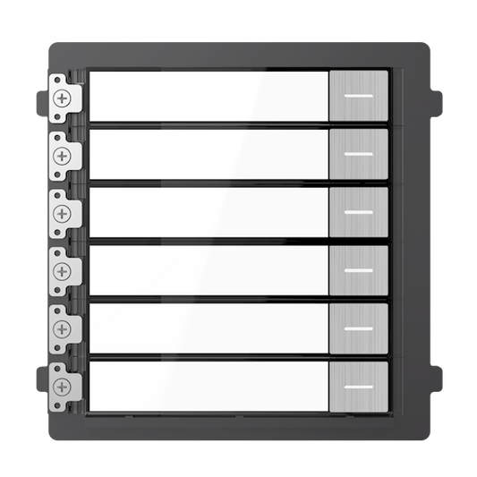 DS-KD-KK/S, Module Intercom, 6 Beldrukkers RVS