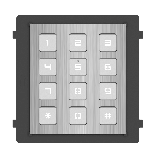 DS-KD-KP/S, Module Intercom, Keypad stainless steel