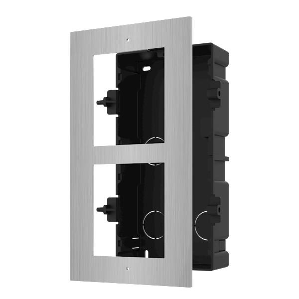 DS-KD-ACF2/S, Installation frame 2 Modules, stainless steel