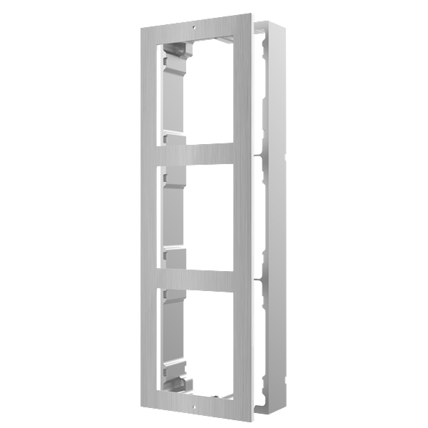 DS-KD-ACW3/S, Surface-mounted frame 3 Modules, stainless steel