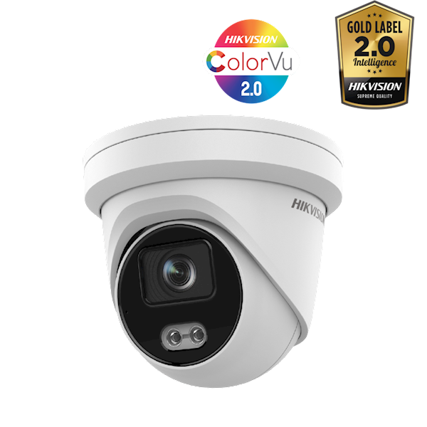 DS-2CD2327G2-LU(C), 2MP, 6MM, 30m LED, Microfoon,ColorVU