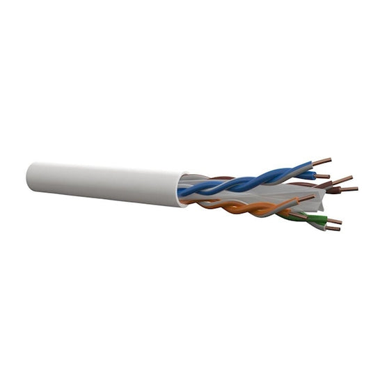 UTP Cat 6, 500m, wit, 4x2xAWG23 Dca s2, d2, a1 Wit (DATAD200081)