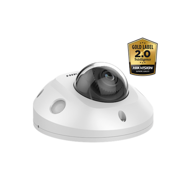 DS-2CD2546G2-IS 2.8MM(C) Hikvision Gold Label 2.0 AcuSense Mini Dome 4MP, 4mm, audio