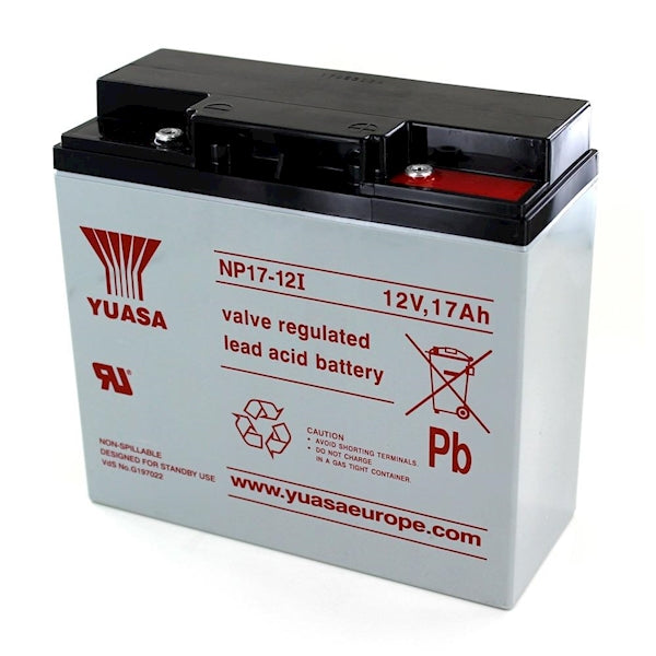 NP17-12I, Yuasa 12v 17Ah battery