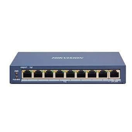 DS-3E1309P-EI, 8 ports POE, 100M Managed