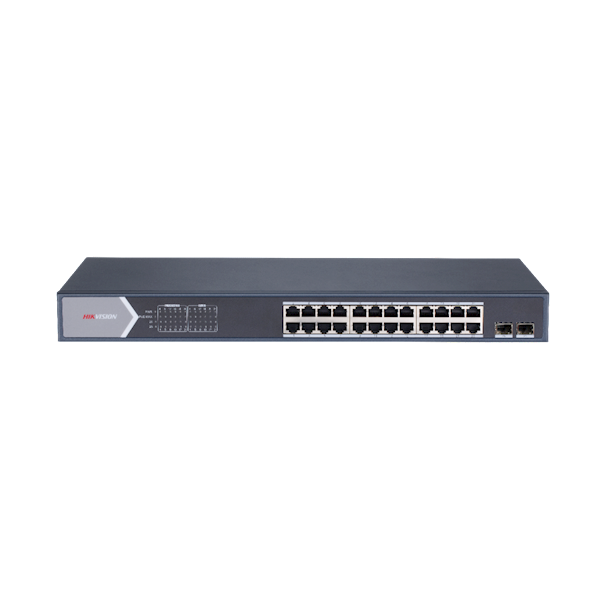 DS-3E1526P-SI, 26 Ports, 24x PoE, Gigabit smart managed switch