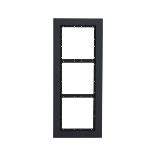 VTM24P3, Modulaire Intercom Zwarte Rand voor 3 units