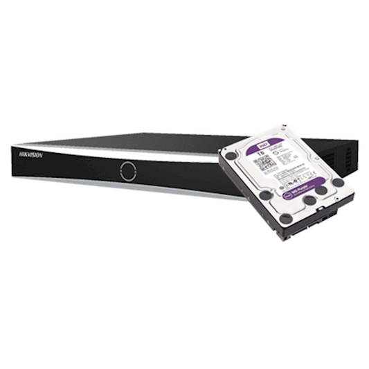 DS-7608NXI-K2/8P 2TB, NVR 8-Ch. AcuSense with PoE incl. 2TB